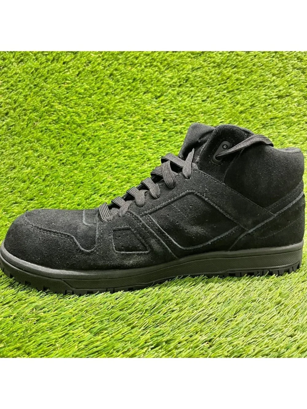 Airwalk Mongo Mid EH SR Mens Size 13 Black Suede Composite Toe Safety Work Boots